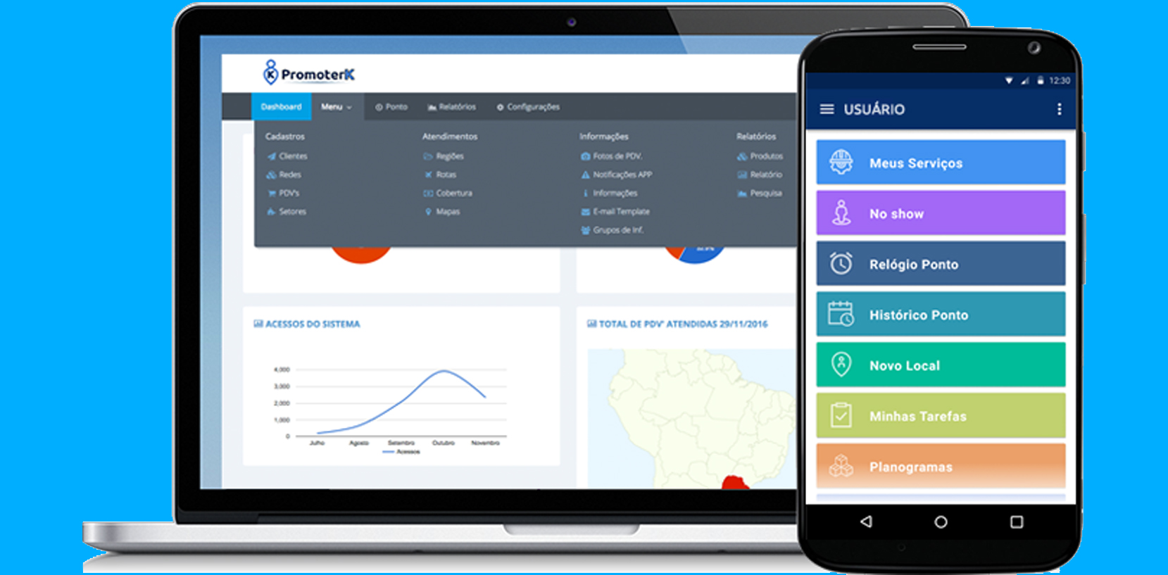 Projeto App Mobile - Interface do aplicativo